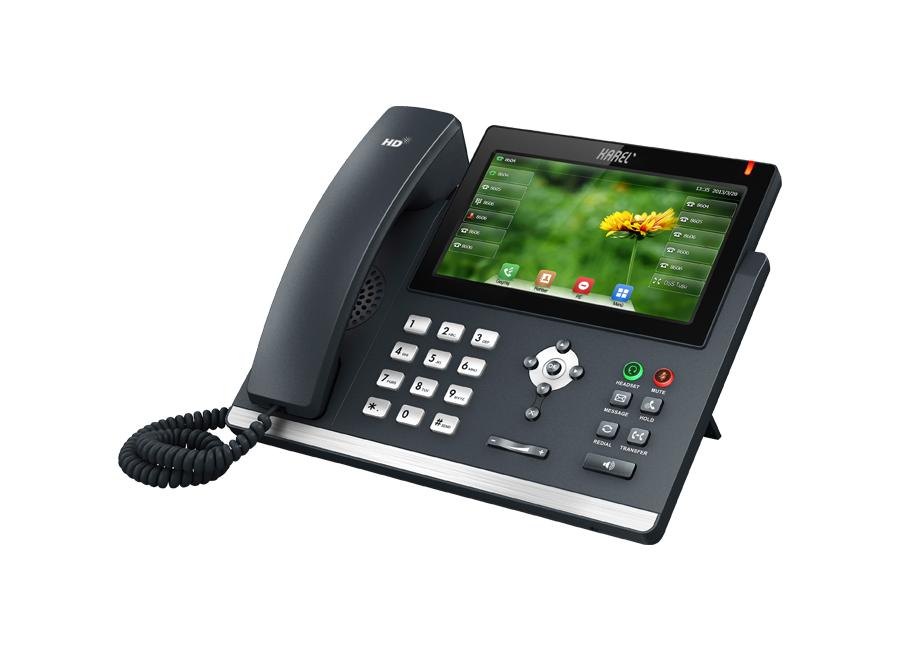 Karel IP138G Dokunmatik IP Telefon